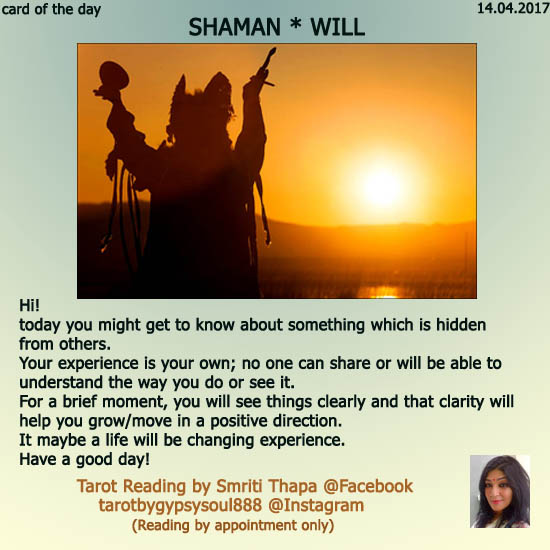 shaman 14 th april new