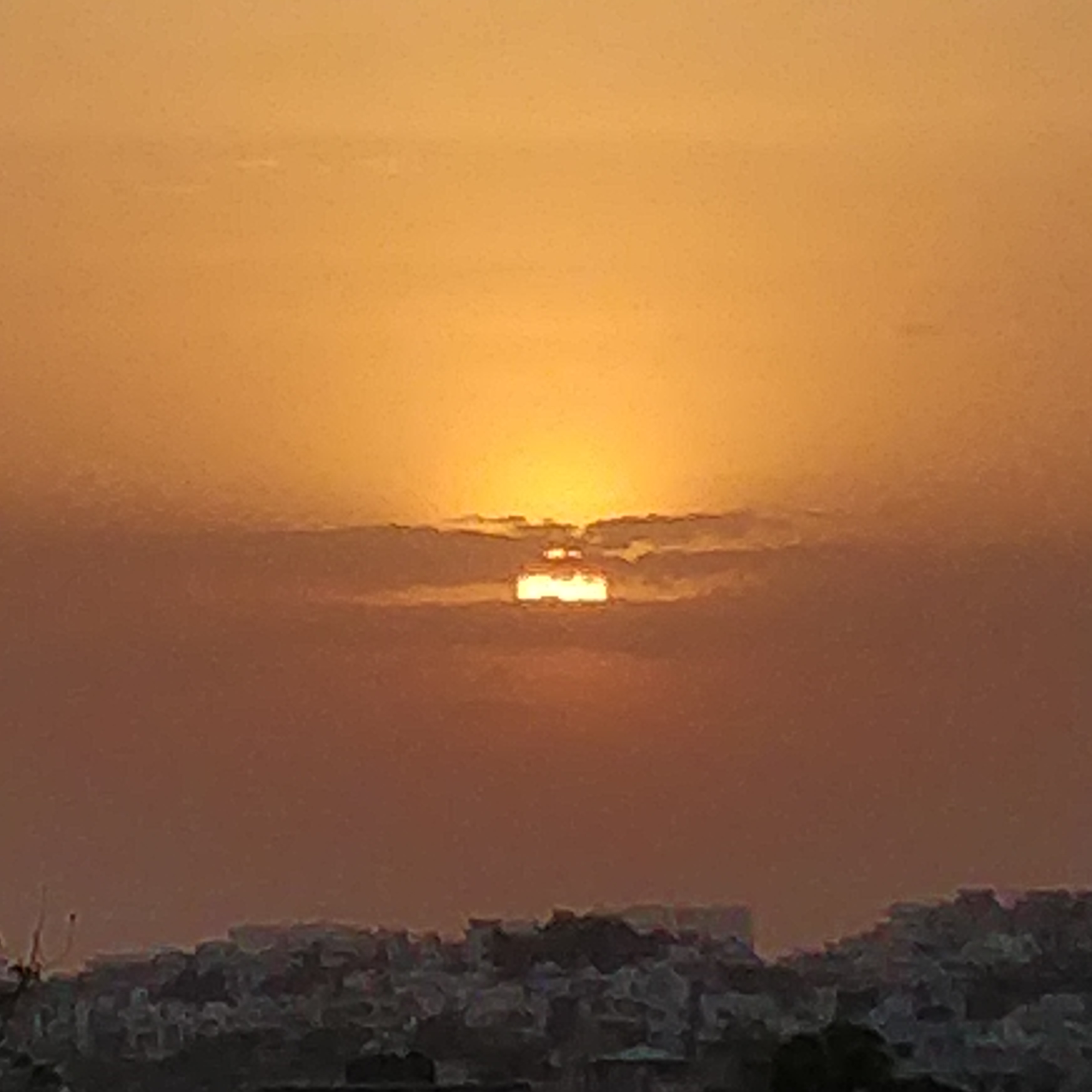 Burning clouds!